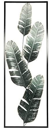 Atmosphera - Déco murale Bananier - métal 31x89 cm