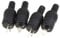 2 Polig DIN Stecker Lautsprecher und HiFi Anschluss Twist on Klemmen Strain [4 Stück] [4 Pack]