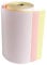 Exacompta 52123E 6er Pack Telex Rollen, 3-lagig, Breite: 210mm, Länge 47m, Durchmesser Kern 25mm, 57g/m²,chemisch reagierend, selbstdurchschreibend, weiß/gelb für Telex, TELeprinter Exchange