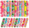 100pcs Limas de Uñas Profesionales, Mwoot Doble Cara Tablero De Esmeril Nail Files para manicura y pedicura de gel, para el hogar y el salón