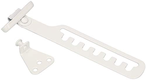 KOTARBAU® Kipp-Regler für Fenster Fensterfeststeller Zuschlagschutz Fensterriegel zum Einstellen der Fensteröffnung Fensterstopper Kippschere Weiß