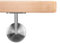 Handlauf Holzhandlauf VKT 42 x 42 mm Wandhandlauf Fichte Halter rund 300 cm 3 Halter