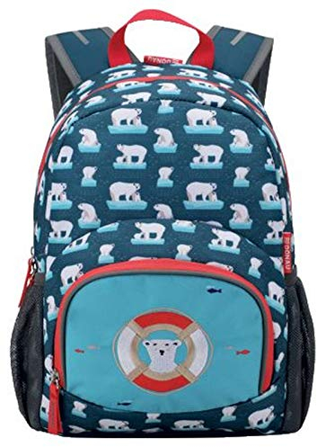DONAU 7290842-83 Kinderrucksack Eisbär - 22 x 32 x 11 cm