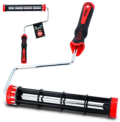 Blue Dolphin™ Bügel für Farbroller Malerrolle Farbwalze 25 cm DolphinRoller SYSTEM mit ergonomischen Griff | 330 PROFI Farbwalzenbügel Farbrolle Paint Roller Maler Werkzeug Malerbedarf