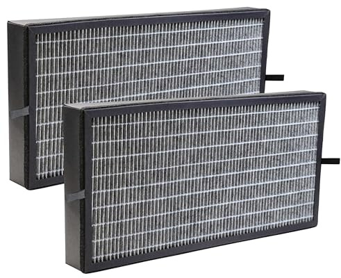 vhbw 2x H11 Filter Replacement for Kärcher 2.863-029.0 for Air Cleaner - Spare Air Filter with Integrated Active Carbon Filter