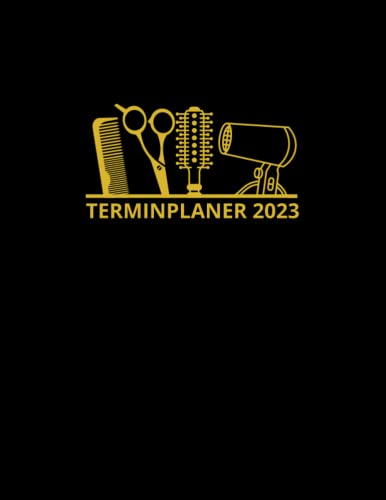 Terminplaner 2023: Terminbuch | Kosmetikstudio oder Nagelstudio mit halbtündiger Einteilung für Termine | Tagesplaner Januar bis Dezember 2023 | Von ... Uhr | Mitarbeiter | Kundenliste und Nutizen
