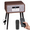 Auna Plattenspieler mit Lautsprecher, CD Player & USB Plattenspieler mit Bluetooth & DAB+/FM Radio, Retro Schallplattenspieler mit Beinen, MP3 & Fernbedienung, Vinyl-Plattenspieler für Schallplatten