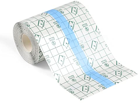 EFUTURETIME Tattoo Pflaster Wasserdicht Transparent, 10cm*10m, Tattoo Folie, Tattoo Pflaster Wasserfest, Duschpflaster Bandage, Tattoo Zubehör für Sport, Duschen