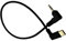 Seadream USB C to 2.5mm Audio Cable Double Angled USB Type C to 2.5mm Male AUX Headphone Jack Cable Gold Plated,30cm
