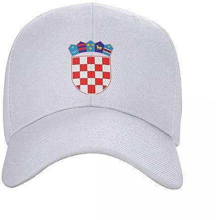 OAKITA Basecap Mode Wappen Kroatiens Baseballkappe für Frauen Männer Verstellbare Trucker-Mütze Sport