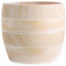 Olly & Rose Pot de Fleurs Grande Extra Large à Motifs – Fibre Ciment Terre Cuite – Pot de Fleurs XL – H 50 cm P 44 cm - Jardinieres Exterieur Grande Taille