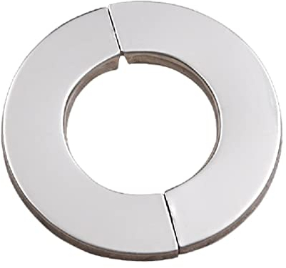 Edelstahl Geteilte Runde Rosettenplatte Wand Geteilter Flansch Für Rohre Mit 24/28/35/42/51 Mm Durchmesser Badezimmerzubehör Rosetten Abdeckplatte Wasserhahn