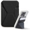 MOFT MagSafe Wallet Stand for iPhone 16/15/14/13/12 Series Compatible with MagSafe, MOVAS Vegan Leather Magnetic Phone Stand with 3 Viewing Angles, 2 Cards Holder (Jet Black)