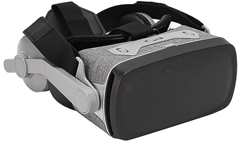 VR-Headset, Universelle Handy-gesteuerte Anti-Blau-Linse, 3D-Brille, Helm, VR-Brille für TV-Spiele, Filme mit Präziser Kompatibilität, Verbessertem Komfort und Blaulichtschutz