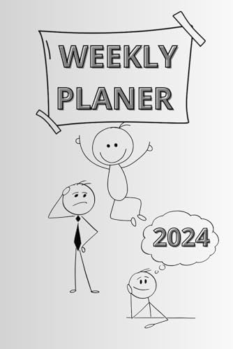 Weekly Planer 2024: Calendar Organizer from January 2024 to January 2025