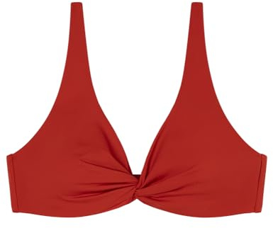 Women'secret Top Bikini Halter Nudo Rojo Bra Mujer (Pack de 1)