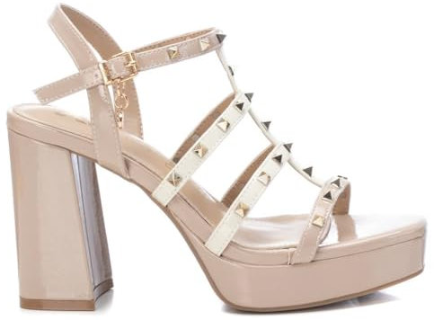 XTI Sandalias 142354 Nude -Altura tacón 10cm-