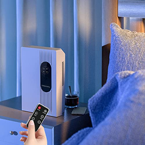 ZHIMINE 2200ML Digital Dehumidifier with Touch&Remote Control,1~24h Timer, Humidity Display Dehumidifiers for Living Room Bedroom Wardrobe Basement,42W