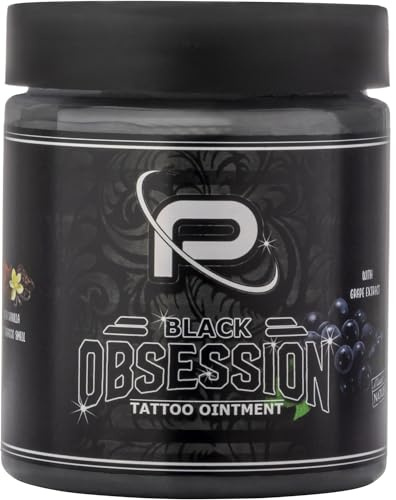 PROTON - Colours Obsession - Tattoo Butter - Made by Nature - Black - 250 ml / 8,5 Oz. Creme für Tattoo- und Heilungsprozess. Schwarz