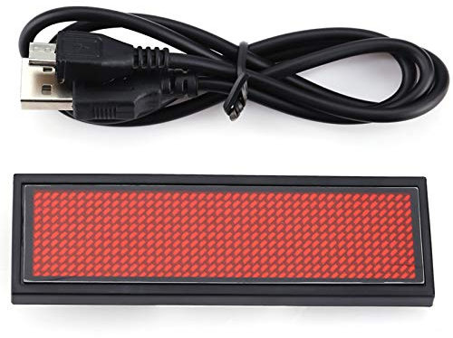 Panneau D'affichage à LED Défilant pour Gare, Aéroport, Hôpital, Hôtel avec 4 Niveaux de luminosité, 8 Niveaux de Vitesse, 16 Options D'image, Chargement USB, Prise en de