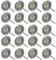 LEPEVNEY 20 Pcs Wire Brushes Wire Wheel Brush 22mm x 3mm Shank Wire Wheels for Grinder Rotary Tool