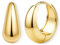 FIOROYAL 925 Silber Creolen Ohrring für Damen, Hypoallergene Ohrringe Klobig Kleine14K Gold Dick Knorpel Kreolen Huggie Creolen Ohrstecker für Empfindliche Ohren(Gold/Silber)(G14)