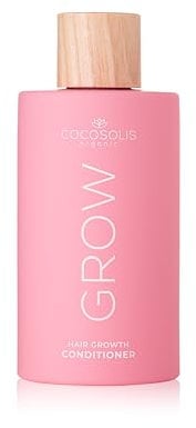 COCOSOLIS GROW Growth & Anti-aging Conditioner Haarspülung für schnelles kräftiges Haarwachstum, vegane Pflege & Feuchtigkeit für Locken und trockenes Haar, mit Vitamin E und Kerascalp Aktiv-Wirkstoff