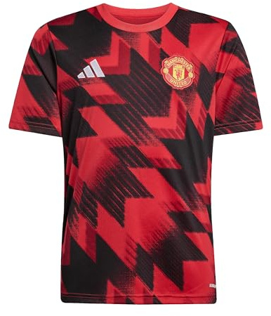 adidas Kids Manchester United Pre Match Shirt 2025 2026
