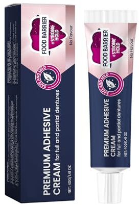 Gel Adhésif pour Prothèses Dentaires,Colle Dentaire Extra Forte Thermoplastique,Colle Thermoplastique,Améliorer Le Confort Des Prothèses Dentaires 40g