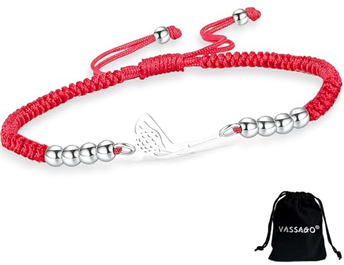 VASSAGO Golf Armband für Damen und Herren Edelstahl zierlich verstellbar Golf Charm Schichtung Sport Link Armband Schnur Golfliebhaber Geschenk Schmuck für Golfer Teenager TochterSpieler