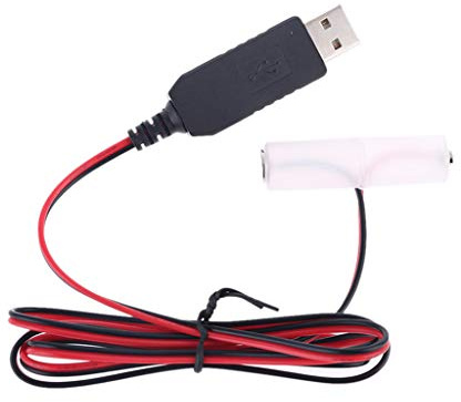 JDIEOQA USB to LR6 3AA 4.5V Battery USB Power Supply Cable Replace1.5V AA Battery for Radio Electric Toy Clock LED Strip Light Calculator