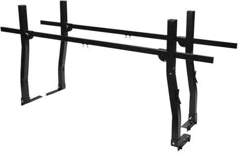 LKW-Träger Truck Rack, 1160-1800 mm Ausziehbarer LKW-Leiterträger 1000lbs Tragfähigkeit, Stahl-Leiterträger 2 Stangen für den Transport von Leitern Holz Rohren mehr.