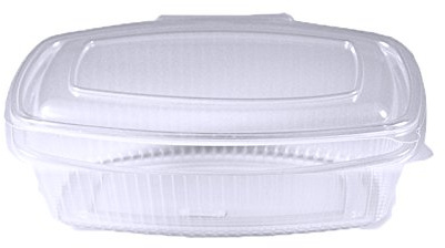 SWS-Schüler Feinkostbecher oval klar mit Deckel 125 ml (PP) [50 St.]