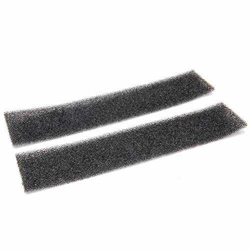 vhbw 2X Schaumstoff-Padfilter für Einfüllring kompatibel mit Miele EcoCare T 8000 WP Wäschetrockner Ersatzfilter-Set