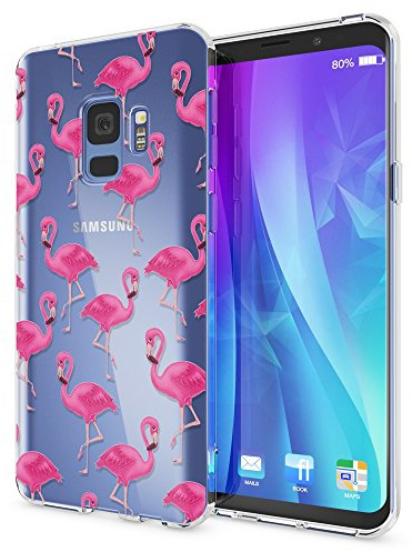 NALIA Handyhülle für Samsung Galaxy S9 - Hülle, Flamingo Pink