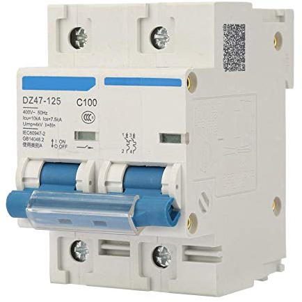 DZ47-125 Leitungsschutzschalter 100A Auslaufschutz Luftschalter 2 P Leistungsschalter 400 V