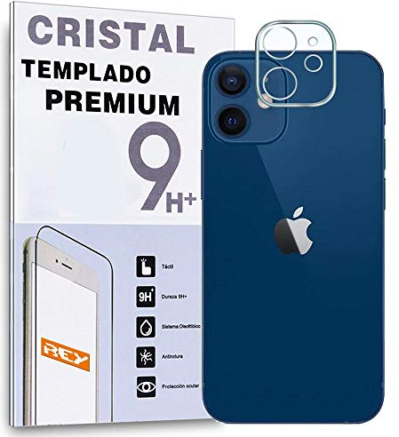 REY Pellicola salvaschermo 3D per Fotocamera di iPhone 12 Mini, Trasparente, Vetro temperato, Copertura Completa, Pellicola Protettiva Protezione Schermo, 3D / 4D / 5D