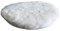 Naturasan Lammfell Sitzkissen, Visco Schaum Füllung, Rund 38 cm (Weiss)