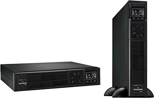 Tecnoware Power Systems SAI EVO DSP Plus 1200, Alta Protección contra Apagones, Autonomía hasta 40 Min, 8 Salidas IEC, Alta Eficiencia 94%, Interfaz USB/RS232/SNMP, Potencia 1200 VA