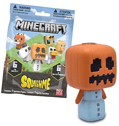 Just Toys LLC Minecraft SquishMe Serie 3, Blind (Mystery) Pack, 1 Figur von 6, JTMIN-35114