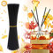 200 Pcs Fasern Stäbchen Diffusor，24cm Aroma Diffusor Stäbchen Raumduft Diffuser Stick，Baumwolle Diffusor Stock Raumduft Stick，Diffusor Stick für Raumduftöl Diffusor Duftstäbchen Schwarz
