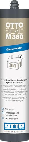 OTTOSEAL M 360 Hybrid-Dichtstoff für Hochbau/Anschlussfugen C3178 backsteinrot 310ml – Überstreichbar & silikonfrei – perfekt für die RAL-Montage Innen & Außen
