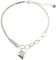 KINGGOO armband silber 925 damen Sterling Silber Vintage Armband Für Frauen Männer Liebe Herz Thai Silber Armband Bester Freund Geschenk Hip Hop Schmuck（A）