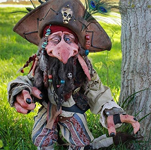 SSLLH Gartendeko Statue Skulptur Figur,Garten Großer Kobold,Charakter Skulptur Gartenfiguren,Deko-Figur, Zwerg, Gnom, Sammel-Figur, Skulptur, Statue,Deko Für Wohnzimmer Garten Balkon