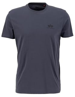 Alpha Industries Backprint T T-Shirt für Herren Greyblack/Black