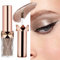 Glitzer Liquid Lidschatten,Glitzer Flüssig Lidschatten,Diamond Glitter Eyeliner Liquid,Waterproof Long-lasting Quick Drying Lidschatten Makeup Für Cosplay Party Makeup(Hellbraun)