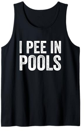 Schwimmbad I Pee In Pools Tank Top