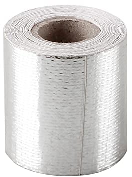 iSpchen Aluminium Klebeband Hitzebeständig Alu Klebeband Extra dickes stark Hitzebeständiges Aluklebeband für dämmung Aluband Selbstklebend Alufolie Selbstklebend Dampfsperre Klebeband,5mx5cm