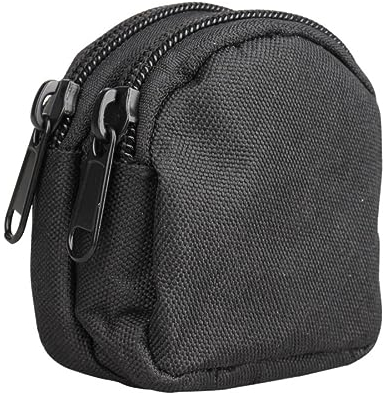 ACEXIER Taktische Molle-Beutel, Hüfttasche, EDC, Mini-Geldbörse, Schlüssel, Geldbörse, Jagd, Camping, Wandern, Outdoor-Aufbewahrungstasche (Black)