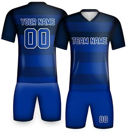 Davcielaora Football Kits World Cup T-Shirt 2014 Blue Adult Men Tracksuit Coustom Team Name Number Logo Sportswear
